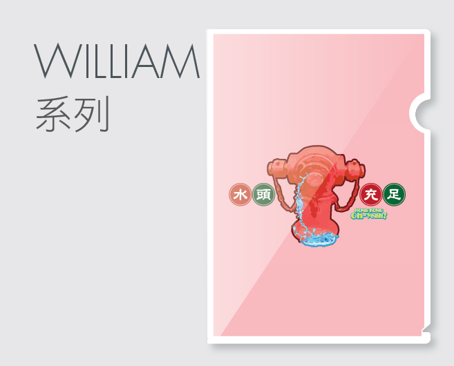 彩色精裝膠Folder-William系列